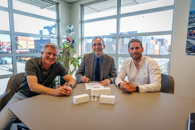 Ondertekening nieuw laadstation voor binnenvaartschepen