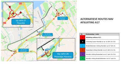 Alternatieve Routes Nav Afsluiting A17