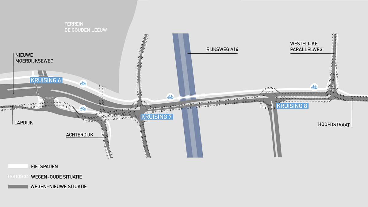 Kaartje A16 Wegwerkzaamheden LPM 05