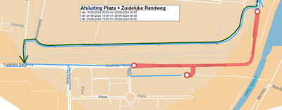 Afsluitingen Nav Werkzaamheden Zuidelijke Randweg